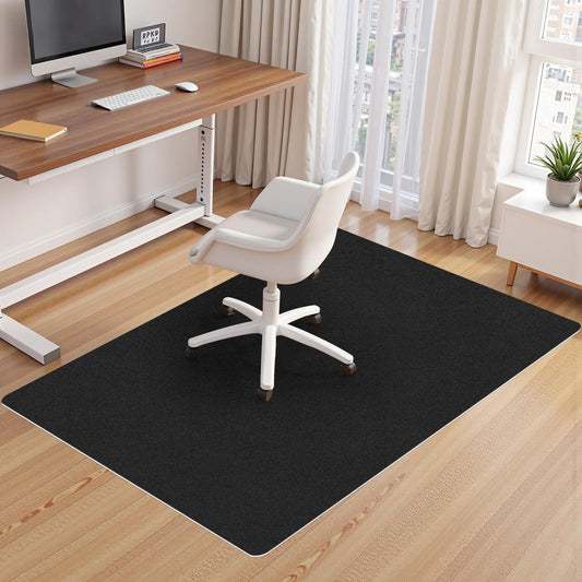 Office Chair Mat,Hardwood Floor Chair Mat Suitable for Hardwood and Tile Floors,Large Non-Slip Floor Protection Mat,Does Not Pill,Black(36"x48")