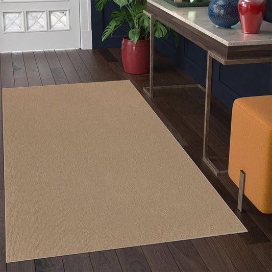 SHACOS 3x5 ft Faux Jute Woven Washable Rug