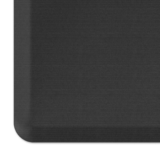 NewLife by GelPro Ergo-Foam Cushioned Anti-Fatigue Standing Kitchen Floor Mat, Padded Stain-Resistant, Waterproof, Non-Slip Comfort Padded Desk/Office Mat - 20" x 32", Grasscloth Charcoal