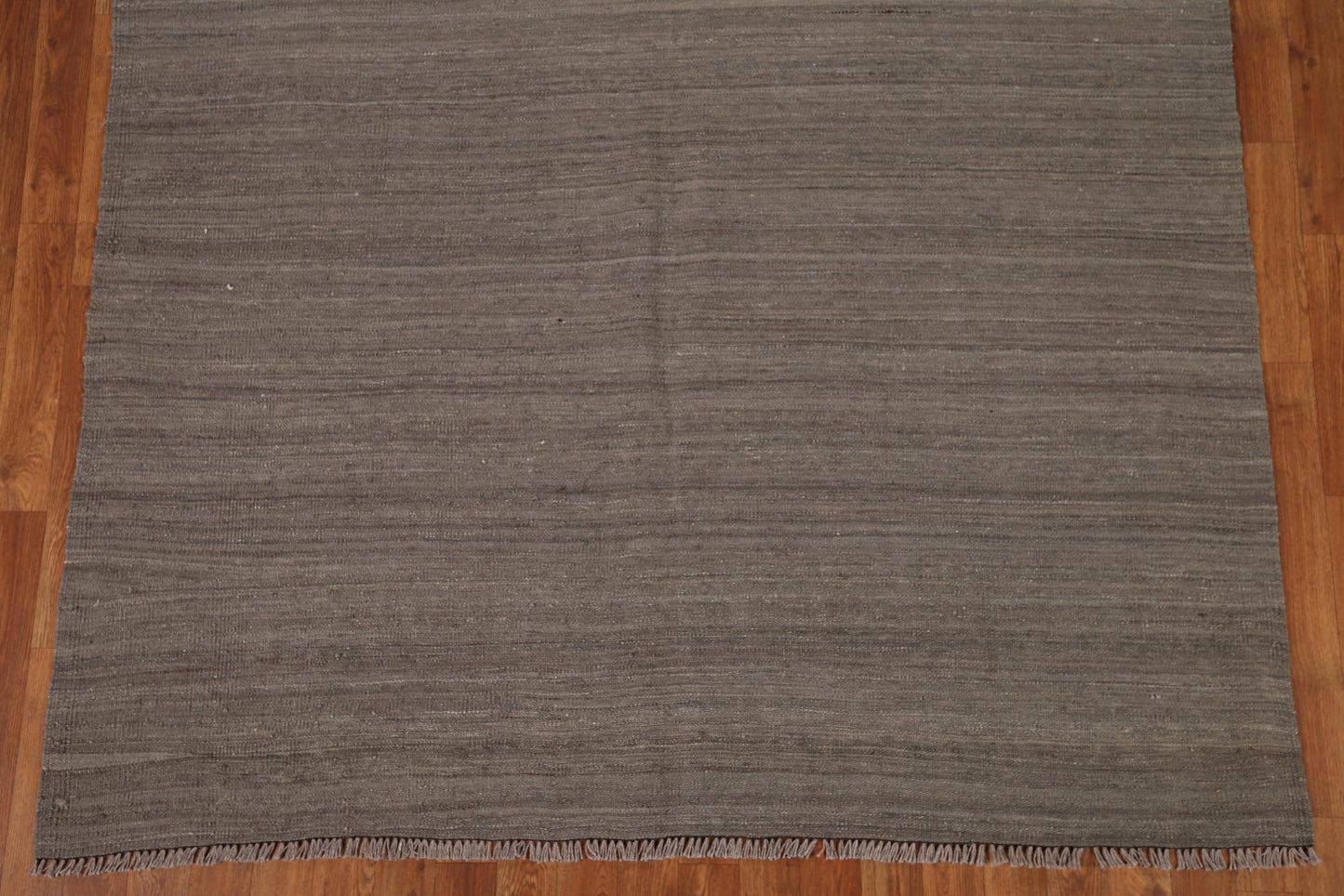 Rug Source Southwestern Collection 5x7 Kilim Area Rug, Hand Woven Greys & Charcoal Contemporary Rug, Oriental 100% Wool Carpet for Bedroom, Living Room, Dining Room