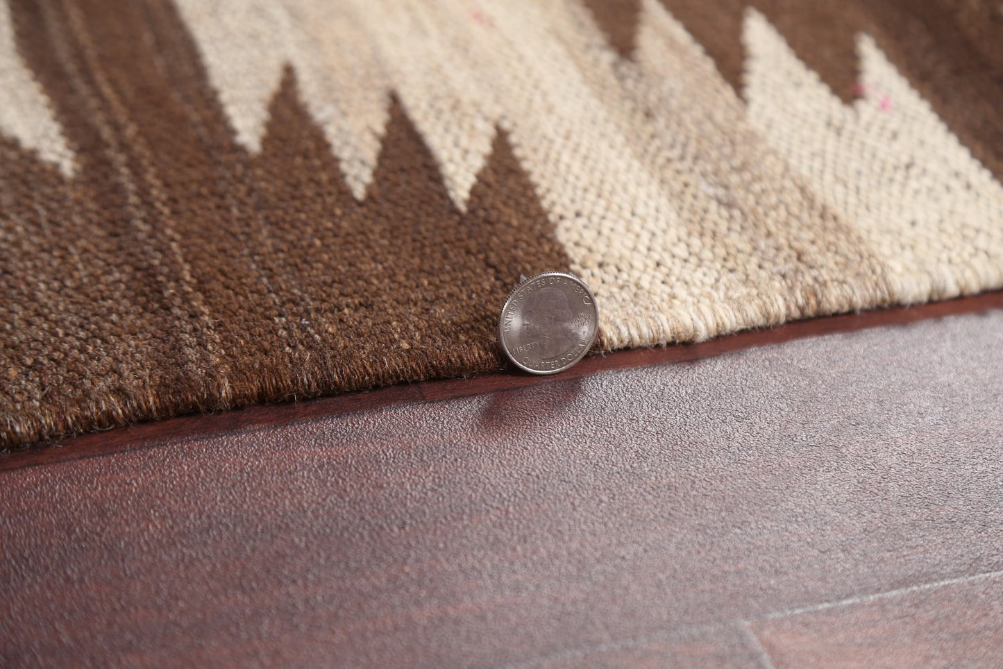 Rug Source Southwestern Collection, 5x6 Kilim Rug, Hand Woven Beige & Ivories Tribal Rug, Oriental 100% Wool Carpet for Foyer, Entryway and Hallway
