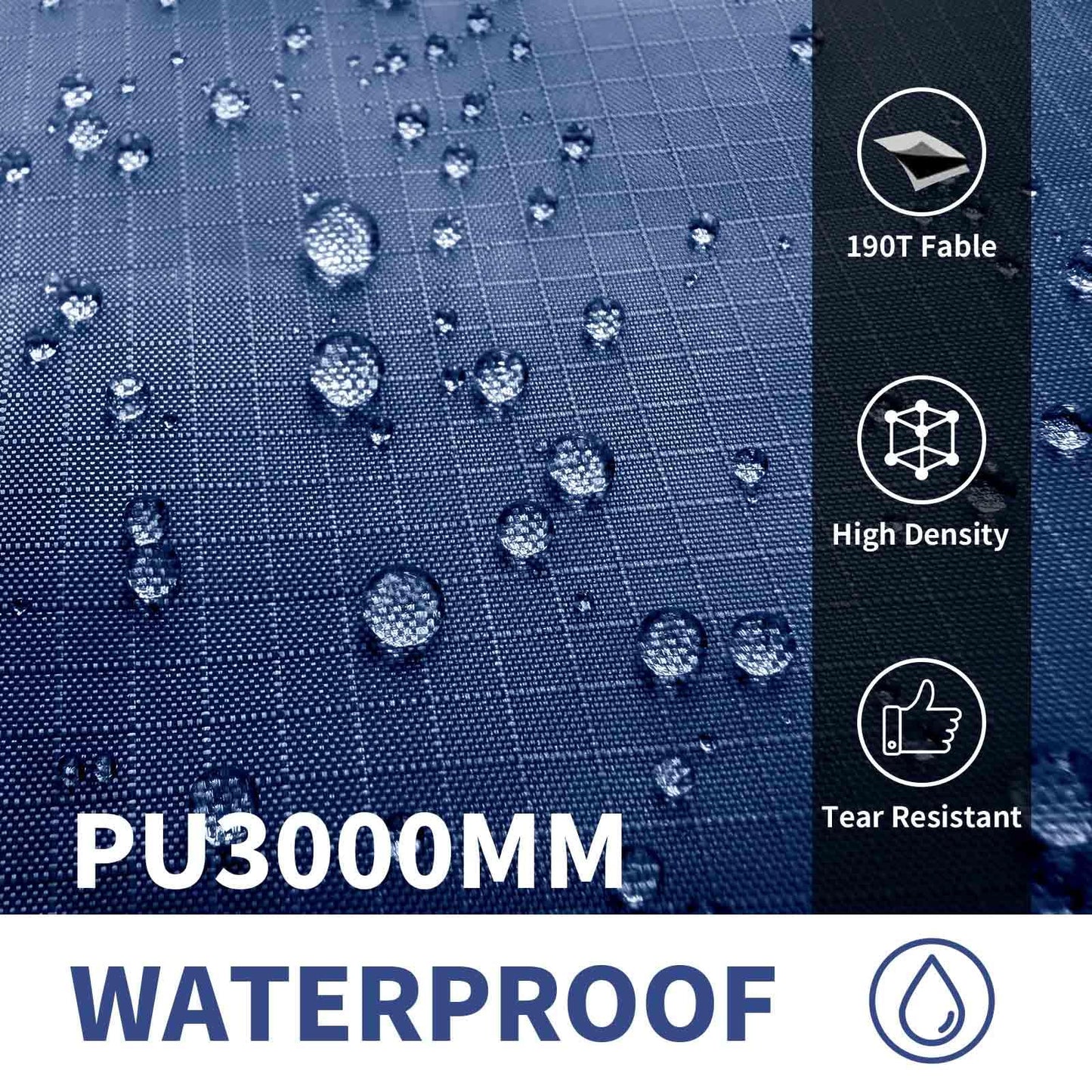 Frelaxy Tent Footprint, Waterproof Camping Tarp, Durable Tent Floor to Elevate Your Camping, Hiking, Backpacking, Hammock, Beach Experience