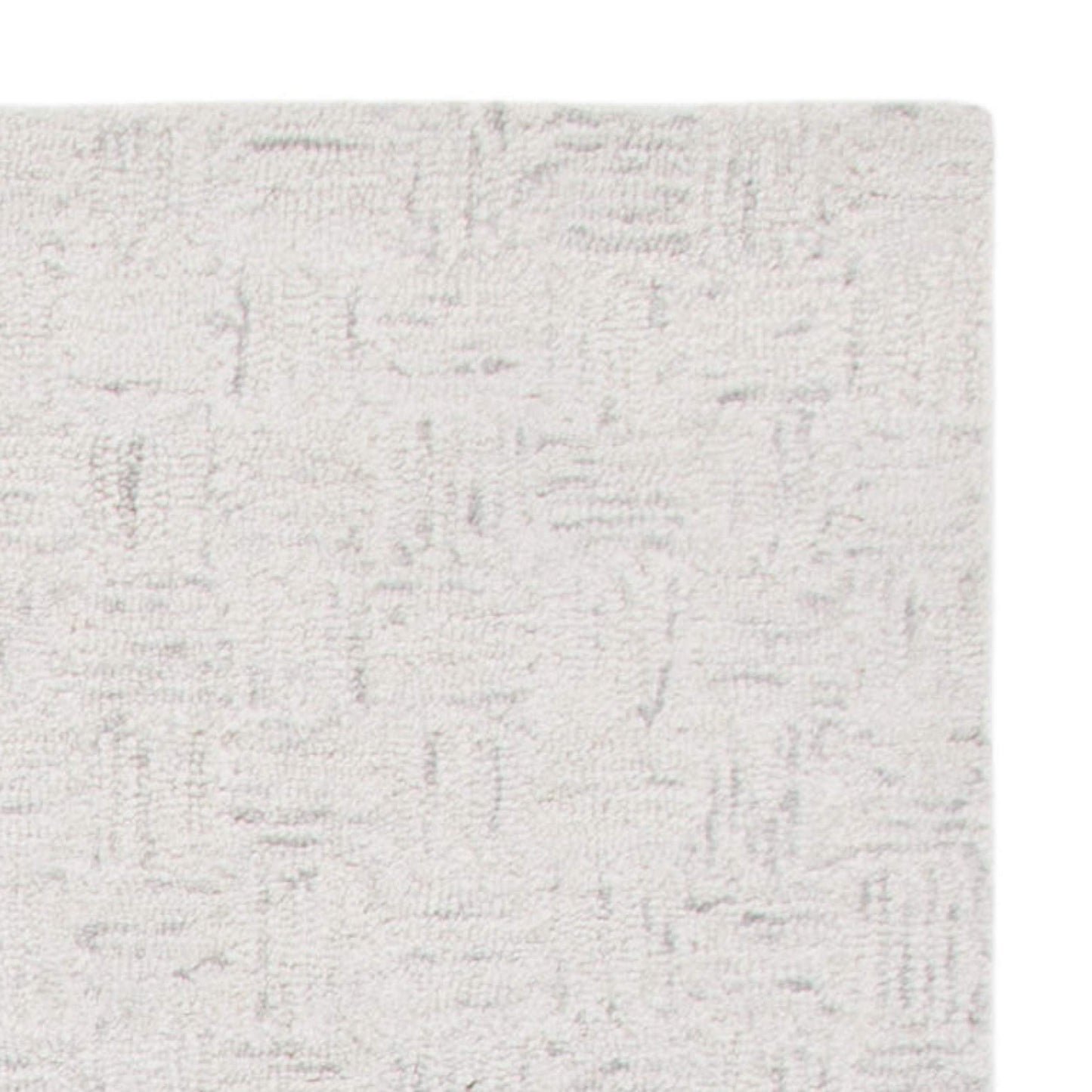 SAFAVIEH Micro-Loop Collection Area Rug - 9' x 12', Light Grey & Ivory, Handmade Wool, Ideal for High Traffic Areas in Living Room, Bedroom (MLP537F), Light Grey/Ivory