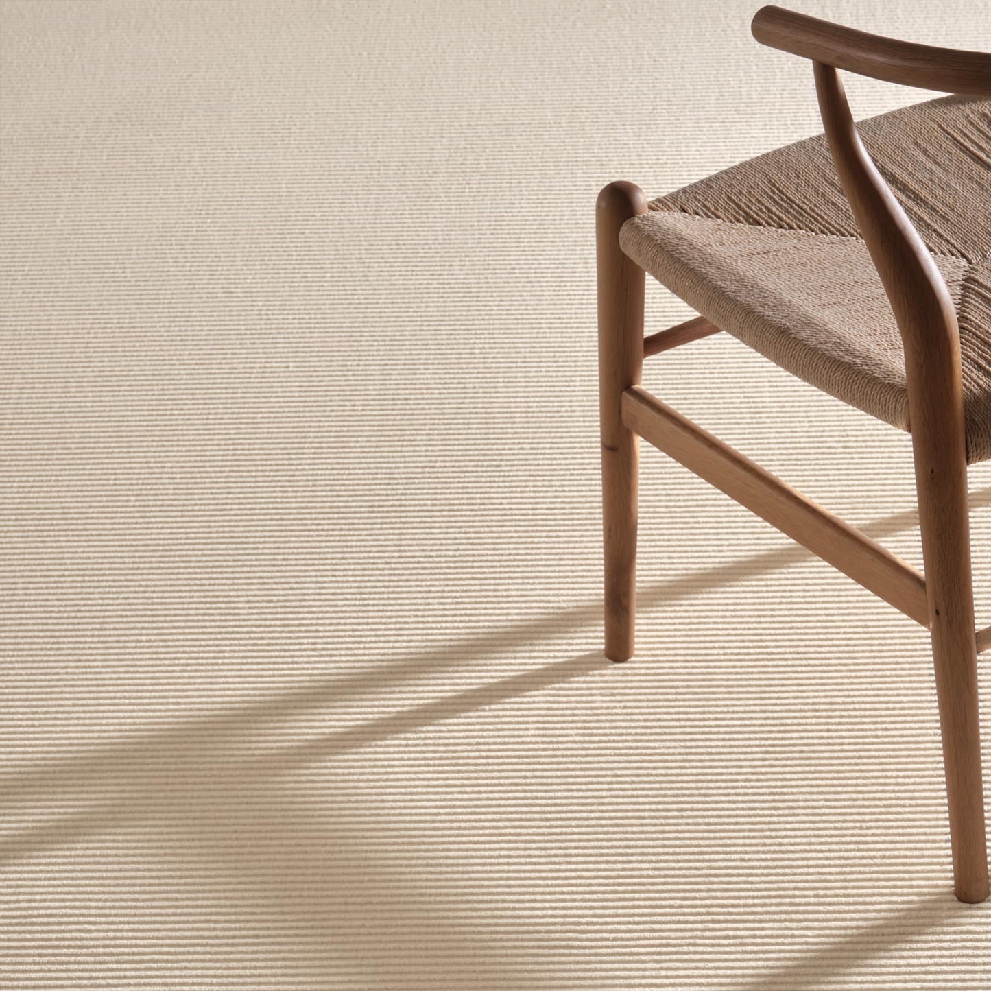 Revival Rugs Stripe 8'x10' Area Rugs for Living Room Bedroom Dining Room - Washable, 100% Recycled, Oeko-TEX Certified, Modern, Medium Pile, Beige, Cream
