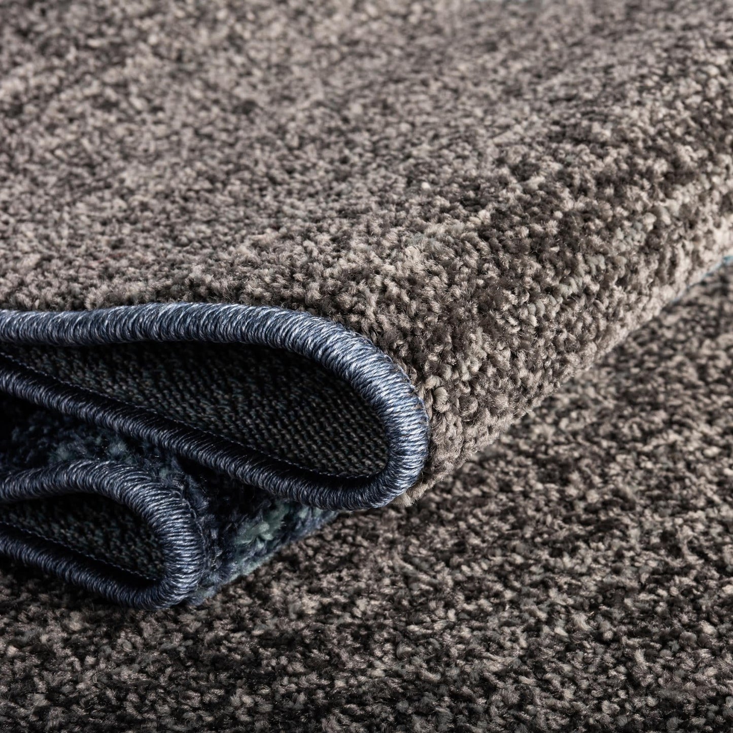 Unique Loom Autumn Collection Area Rug - Providence (2' x 3' 1" Rectangle, Blue Gray/ Light Brown)