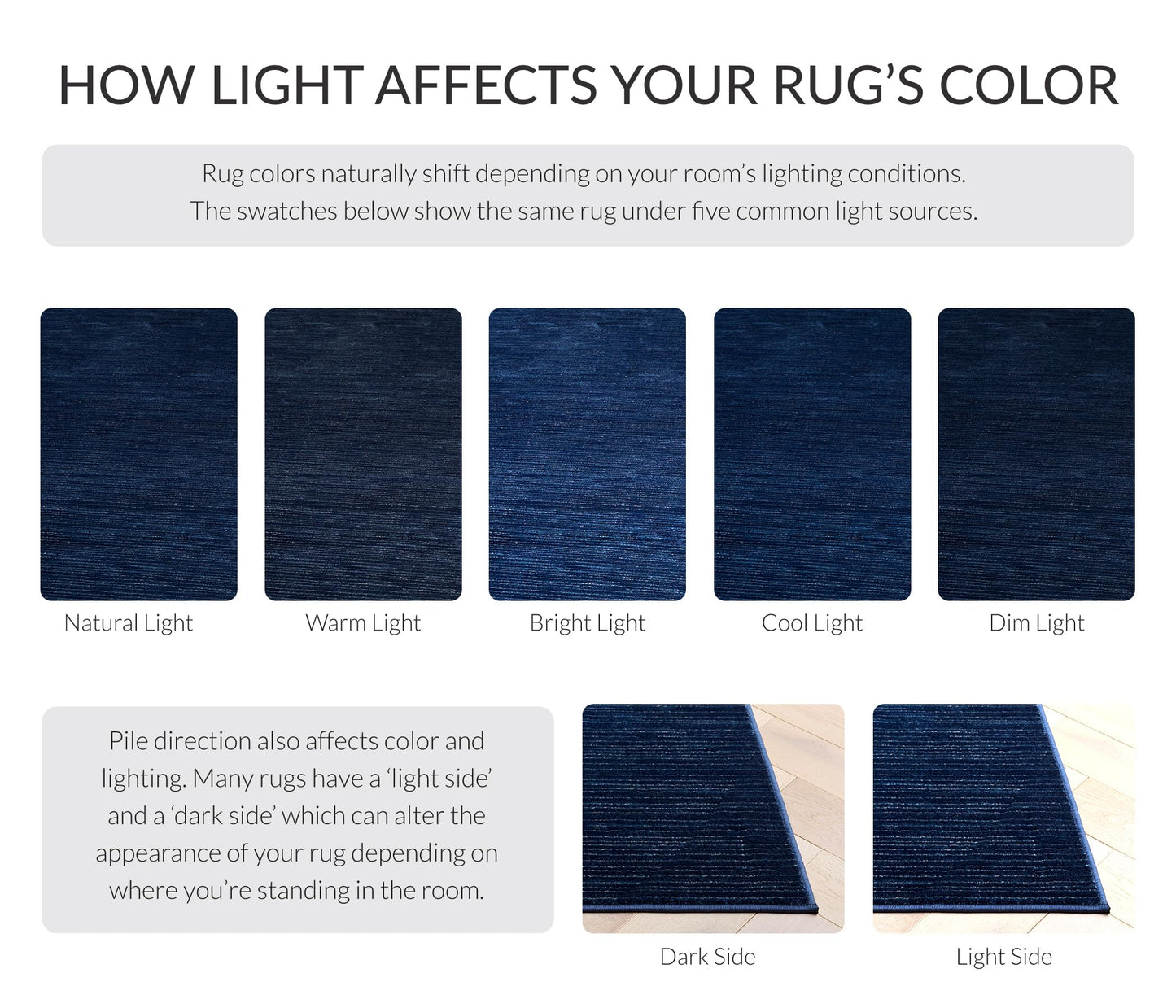 SAFAVIEH Vision Collection Area Rug - 8' Square, Navy, Modern Ombre Design, Non-Shedding & Easy to Clean, Ideal for Living Room, Bedroom, Dining Space (VSN606N)