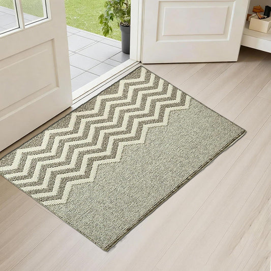 Indoor Doormat, Non-Slip Front Door Mats Outdoor Welcome Mat Washable Low Profile Indoor DoorMats for Entryway Floor Inside Back Door Mats (32"x48")