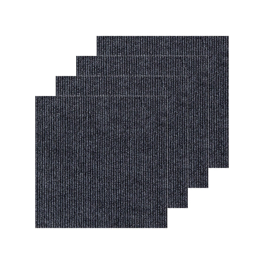 VeloflowXG 24" x 24"Peel and Stick Carpet Squares, Self Adhesive Non-Slip Carpet Tiles, Peel and Stick Soft Padded for Kitchen Bedrooms Indoor Outdoor(10 Tiles/40 sq ft) (10, Dark Grey)