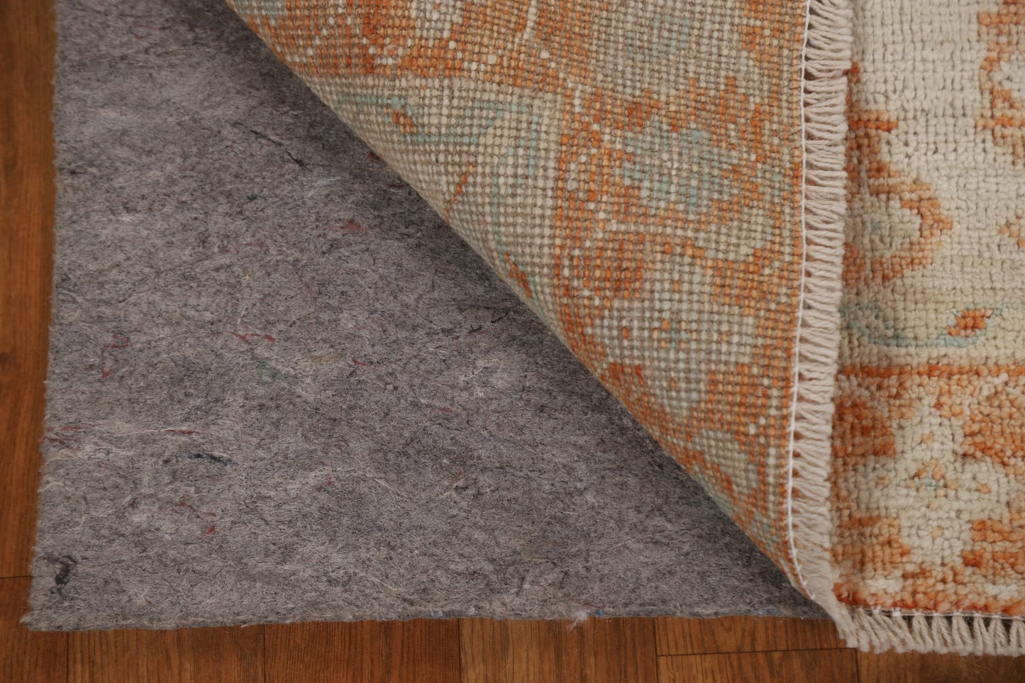 Rug Source Transitional Collection, 2x4 Oushak Rug, Hand Knotted Beige & Ivories Medallion Rug, Oriental 100% Wool Carpet for Foyer, Entryway and Hallway