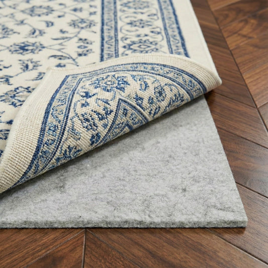 WELL WOVEN Premium 1/4" Thick Felt Rug Pad 5x7 - Non Slip Rubber Backing for Hard Floors & Carpet - Easy Cut to Size for Custom Fit - Superior Cushioning & Floor Protection Shield