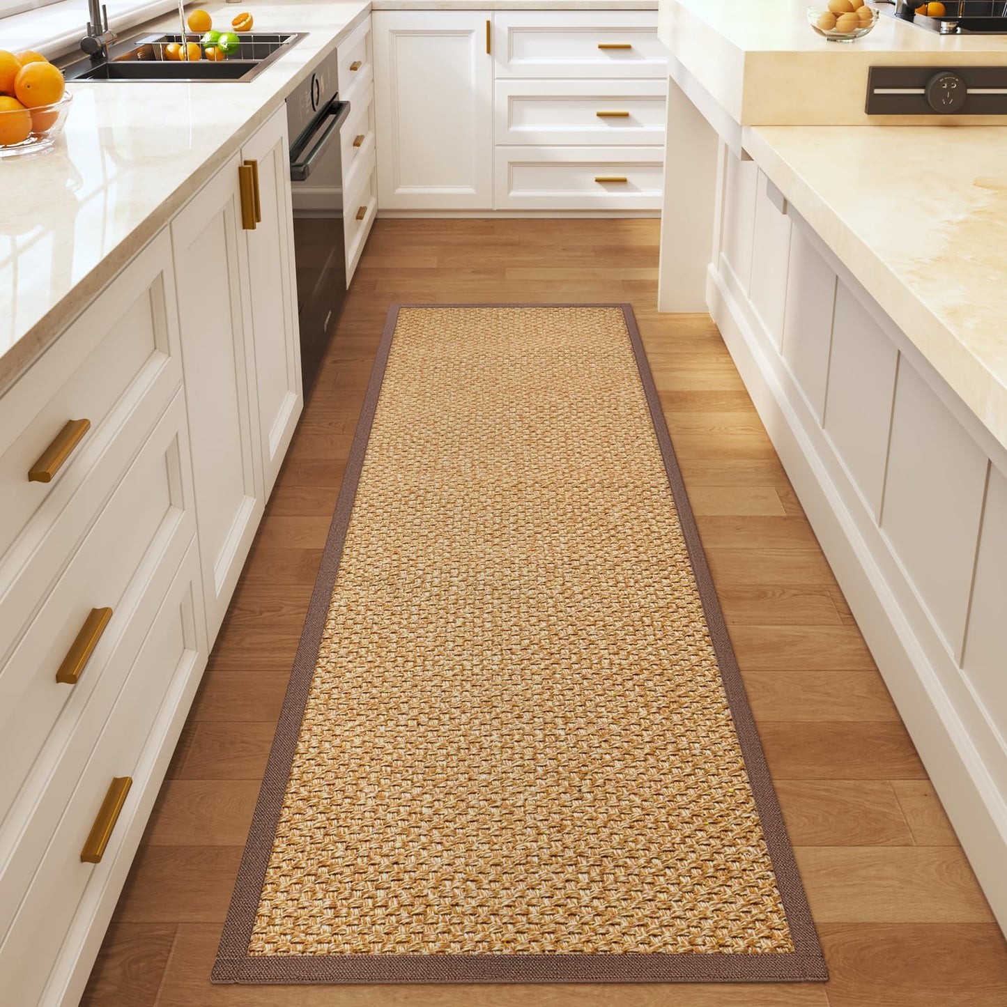 YDKGL Kitchen Runner Hallway Runner Rug Entryway Rugs Floor Mat 2x6 Brown