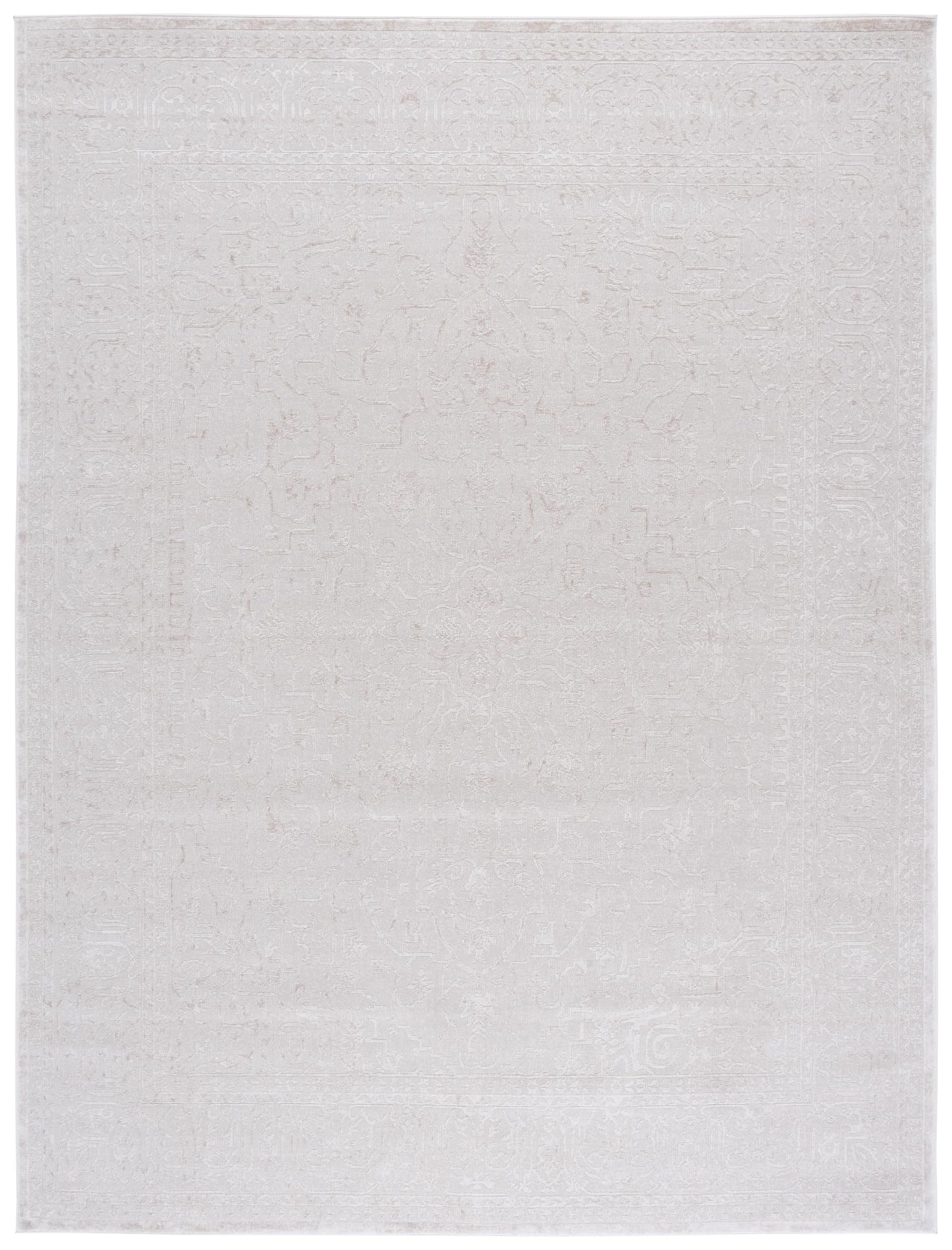 SAFAVIEH Area Rug 9x12 - Reflection Collection - Large - Cream & Ivory, Non-Shedding & Easy Cleaning, Ideal for Living Room, Bedroom, Dining Space (RFT670D)