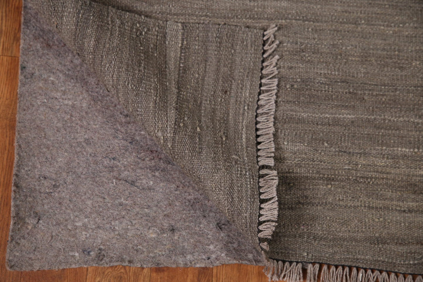 Rug Source Southwestern Collection 5x7 Kilim Area Rug, Hand Woven Greys & Charcoal Contemporary Rug, Oriental 100% Wool Carpet for Bedroom, Living Room, Dining Room
