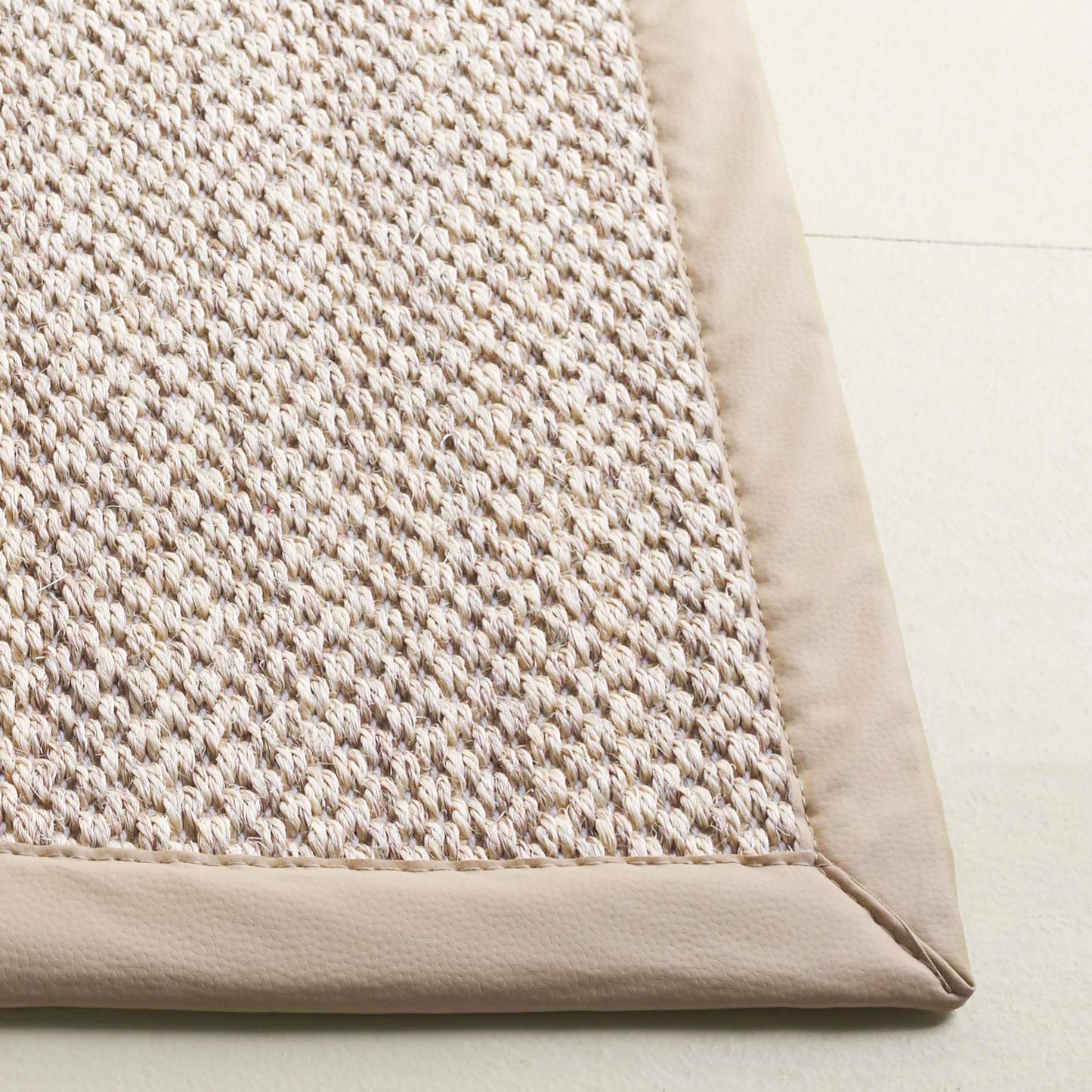 SAFAVIEH Area Rug 5x8 - Natural Fiber Collection - Marble & Beige, Sisal, Ideal for Living Room, Bedroom, Dining Space (NF136B)