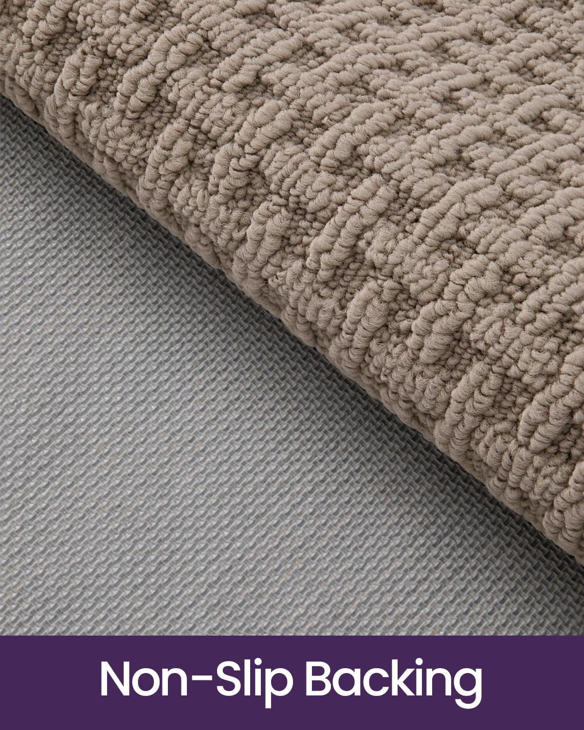 DEXI Indoor Front Door Mat Entryway Non Slip 36x60, Washable Entry Way Mats Inside Entrance, Welcome Doormat Dirt Trapper for House Floor Home Porter Hall Backdoor Area Light Taupe
