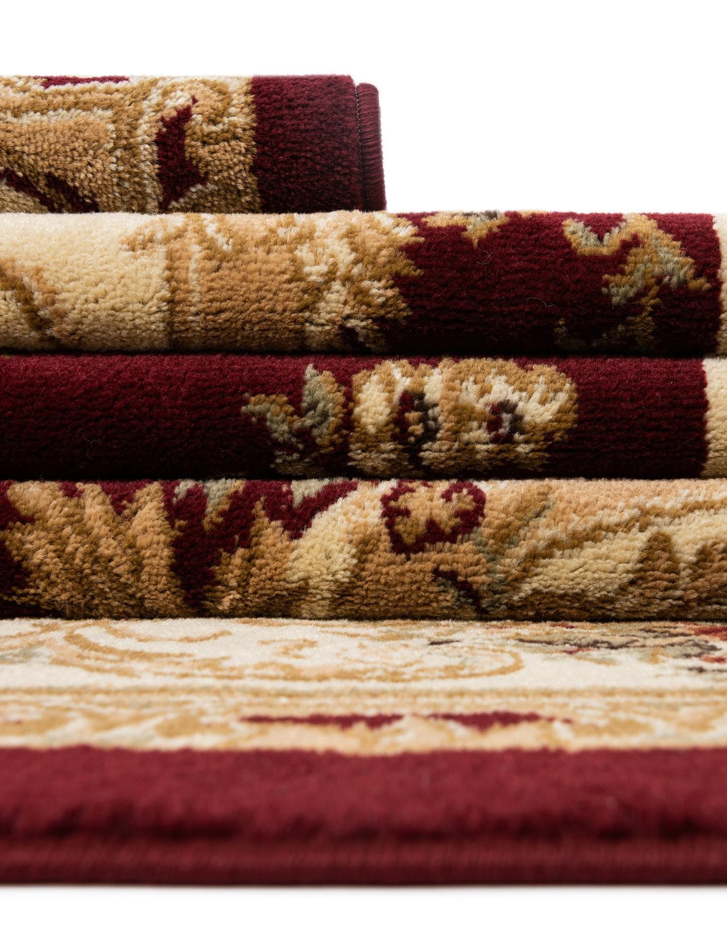 Rugs.com - Chateau Rug – 10' 6 x 16' 5 Red Traditional Area Rug – Perfect for Large Living Rooms, Dining Rooms, and Open Floorplans