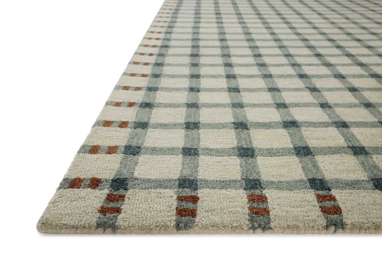 Loloi Magnolia Home by Joanna Gaines Waylon Collection WAY-02 Spa/Brick 8'-6" x 11'-6" Area Rug