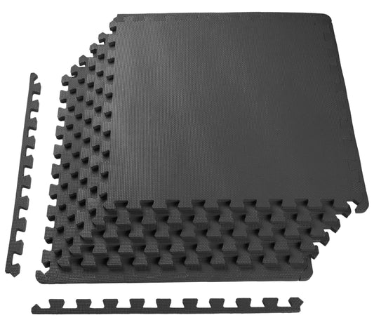 BalanceFrom Puzzle Exercise Mat 1/2" Thick, EVA Interlocking Foam Floor