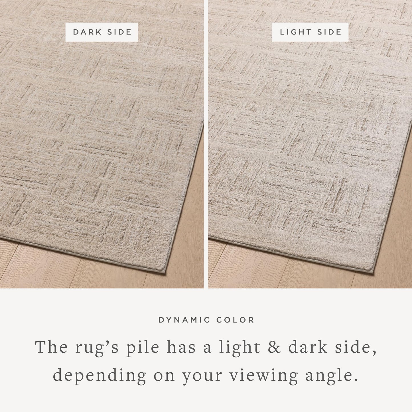Loloi Amber Lewis Monty Collection MOT-01 Ivory/Taupe 9'-2" x 13', .50" Pile Height, Area Rug