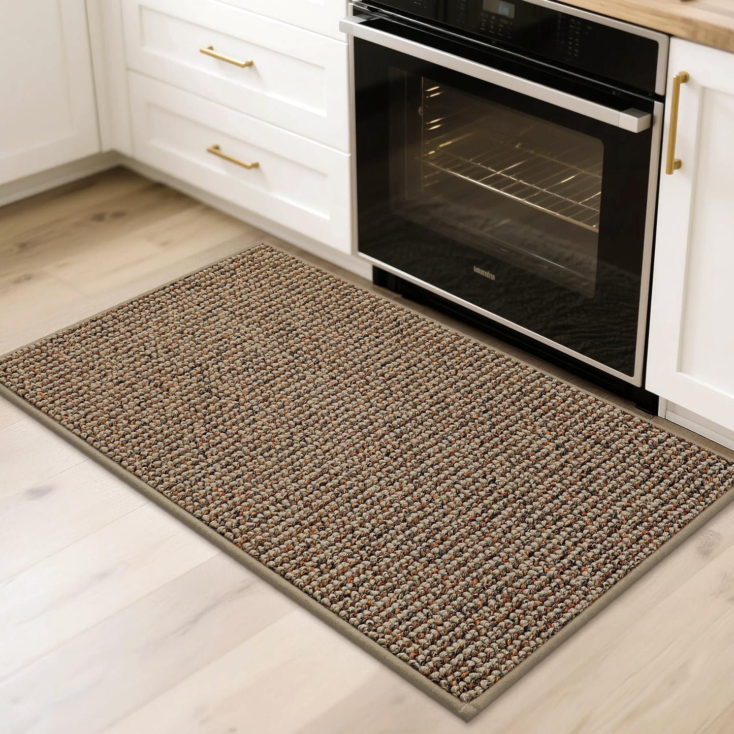 BEQHAUSE 2x3 Entryway Rug Indoor Door Mat Non-Slip Washable, Hallway Rugs Absorbent & Stain Resistant Hall Carpet Runner Rugs for Entryway, Front Door Floor Mats Laundry Room Rugs for Entry, Taupe