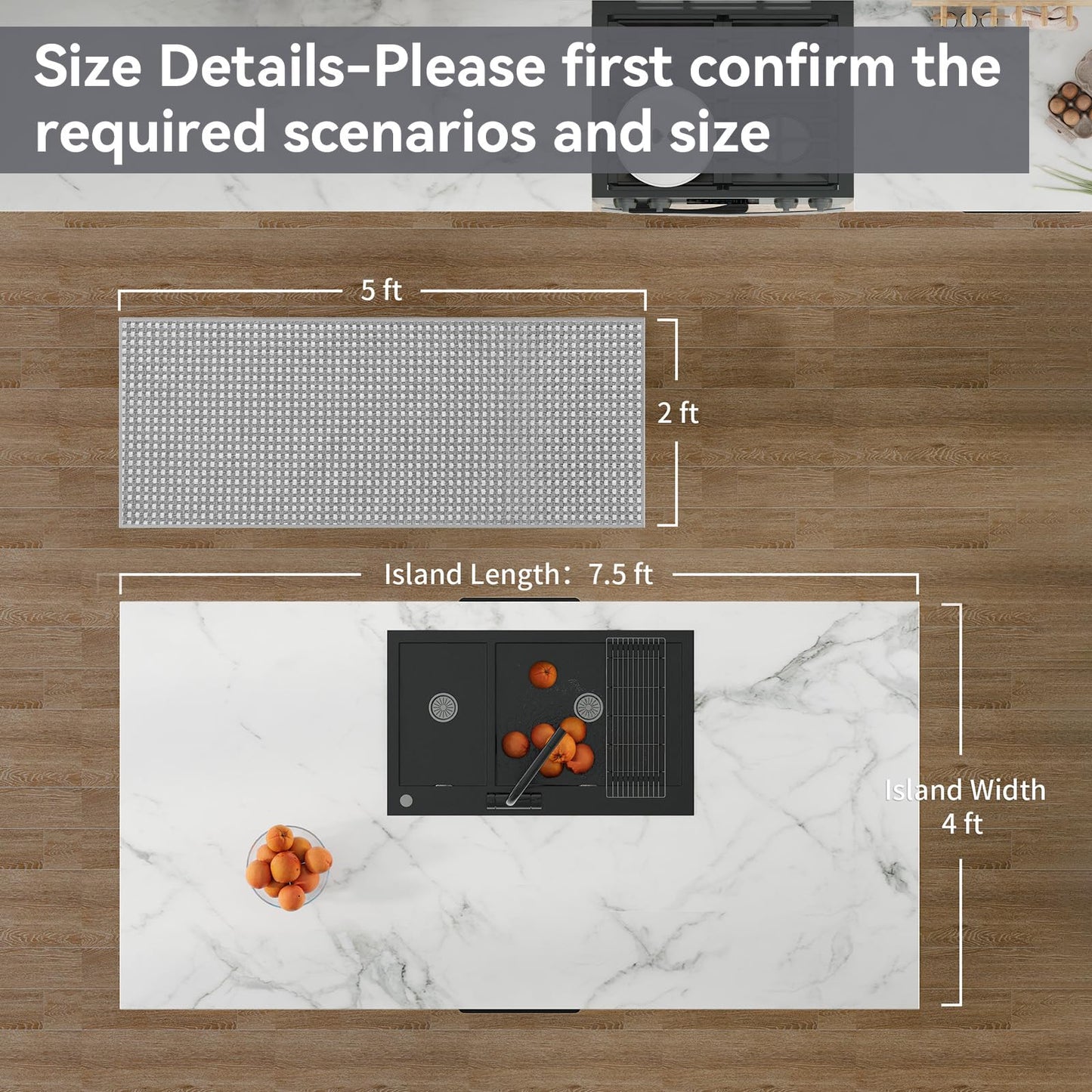 YDKGL 2x5 ft Hallway Runner Rug Boho Woven Washable Long Kitchen Runner Rugs Mat Non Slip, Soft Entryway Laundry Hall Runner Floor Carpet for Indoor Backdoor Bedroom Kitchen Living Room, Gray