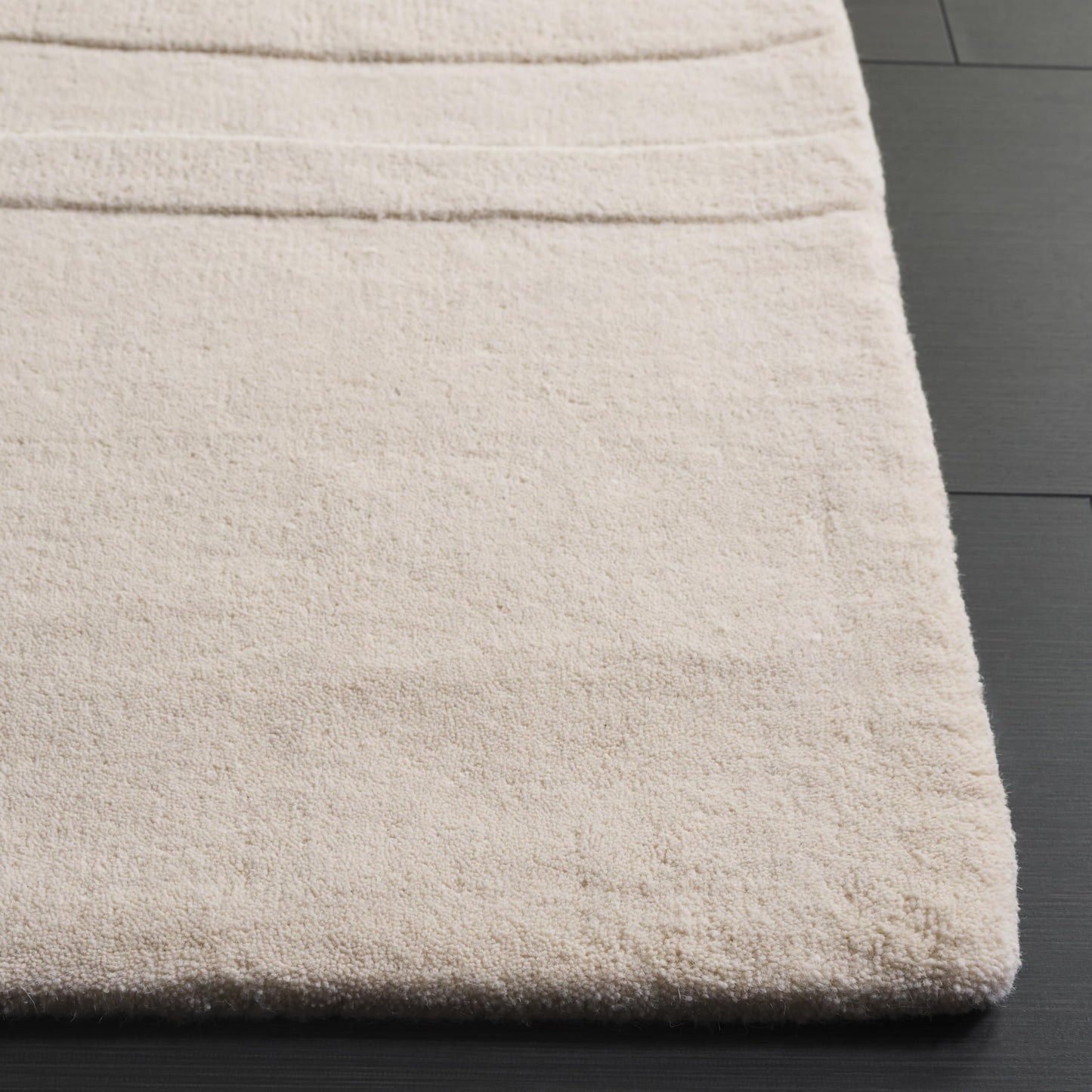 Safavieh Rodeo Collection Area Rug - 6' x 9', Ivory, Handmade Wool, Mid-Century Modern Design, Ideal for The Living Room, Dining, Bedroom (RD479A)