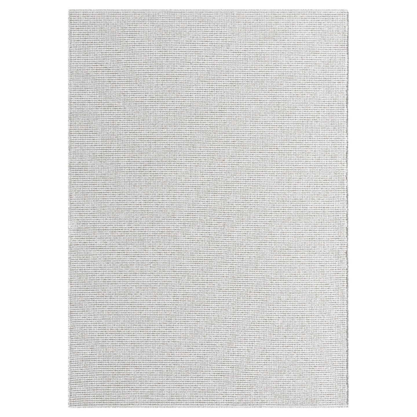 LUXE WEAVERS Machine Woven Two-Tone Beige White 6x9 Area Rug, Indoor Stain-Resistant Fringed Carpet