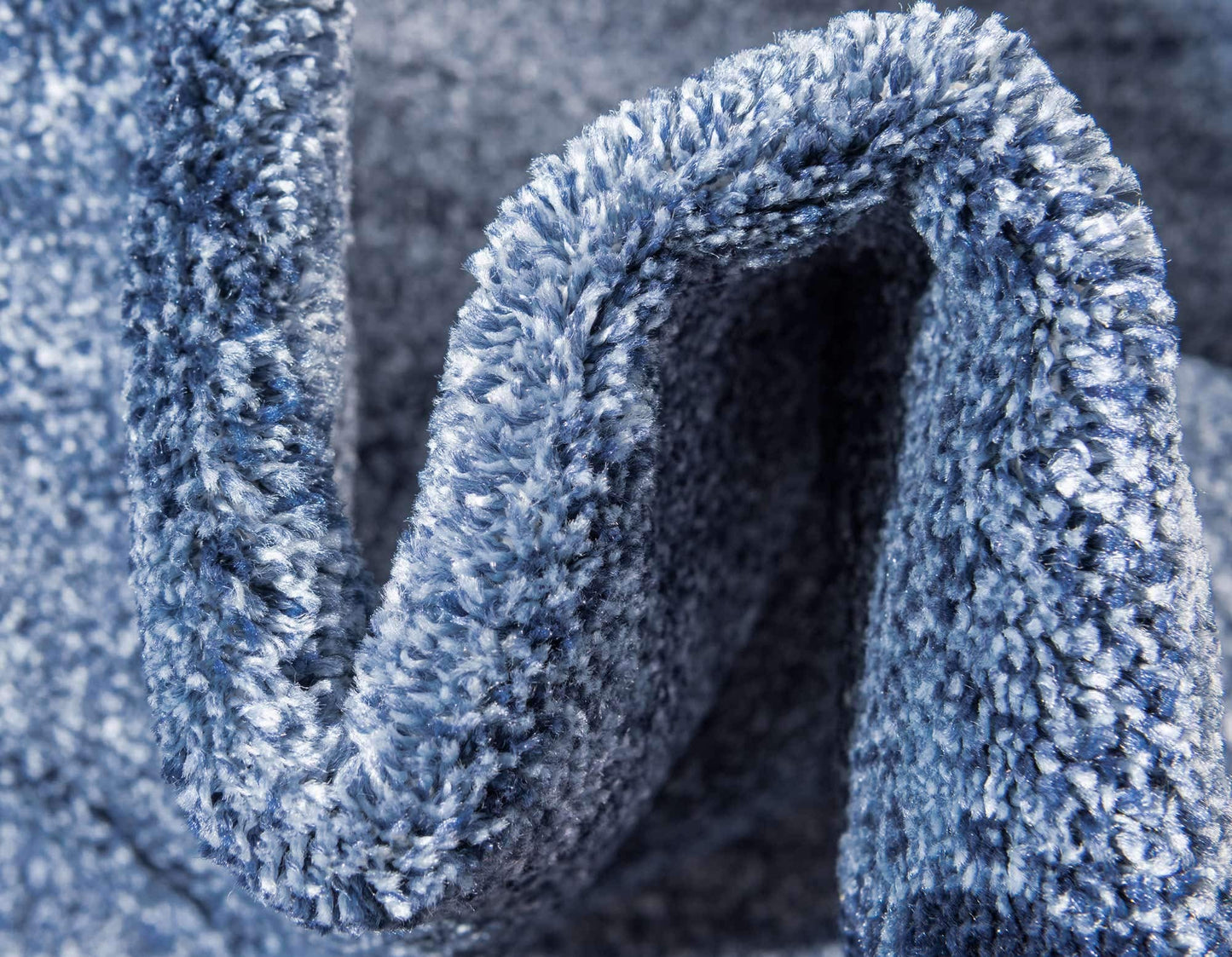 Unique Loom Del Mar Collection Area Rug - Sarah (3' 3" x 5' 3" Rectangle, Light Blue/ Blue)