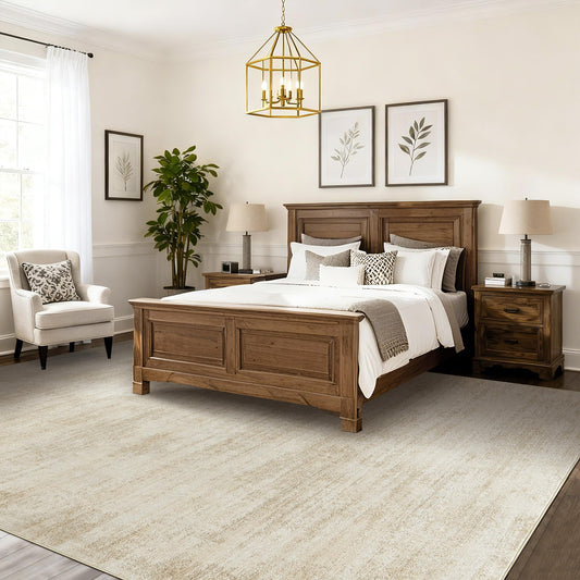 BILEEHOME 6x9 Area Rugs for Living Room, Washable Tan Beige Neutral Abstract Boho Modern Farmhouse Rug for Dining Room Under Table Bedroom Tan Coffee Brown with Beige