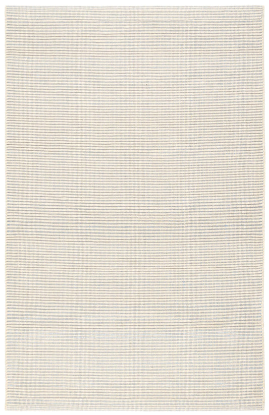 Dash and Albert Haverhill Cotton Area Rug - 2' x 3' French Blue Solid Handwoven Accent Rug - Durable, High Traffic Areas Hallway, Living Room, Stairs, Bedroom