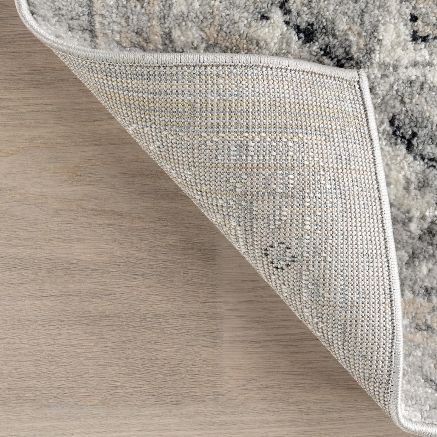Nuloom Gena Light Grey/Ivory, 4' x 6', Distressed Medallion, Soft and Cozy, High Traffic, Stain Resistant, Easy Clean, Durable Area Rug for Bedroom, Living Room, Dining Space, Den, Foyer, Entryway