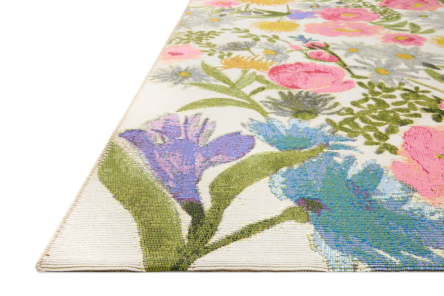 Loloi Botanical Collection BOT-01 Ivory/Multi 7'-10" x 11'-2" Area Rug