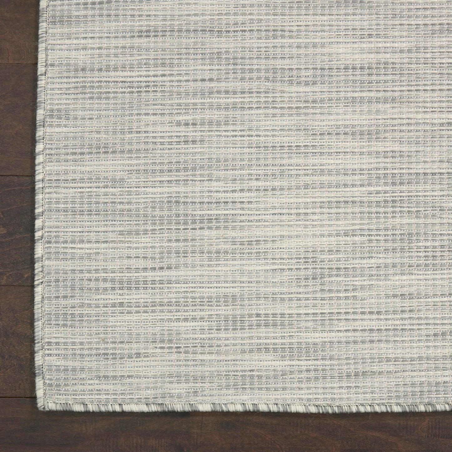 Nourison Home Positano Indoor-Outdoor Light Grey 8' x 10' Area Rug, Easy Cleaning, Non Shedding, Bed Room, Living Room, Dining Room, Backyard, Deck, Patio (8x10)