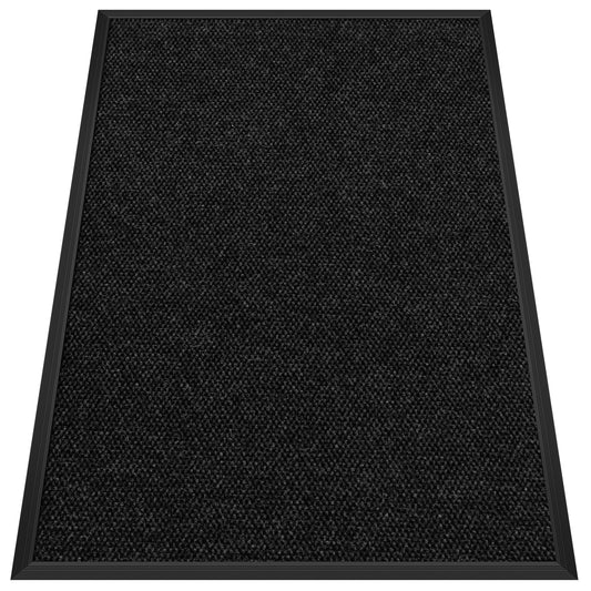 18" x 30" Commercial Extra Large Floor Mat Indoor Outdoor Front Door Mat for Entrance, Industrial Doormat with Non-Slip Backing for Entryway Dirt Trapper Heavy Duty Welcome Mat (Custom Size)