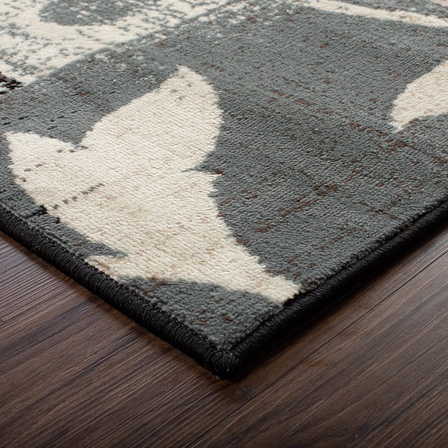 Superior Indoor Area Runner, Jute Backed, Perfect for Hallway, Entryway, Office, Living/ Dining Room, Bedroom, Kitchen, Floor, Modern Floral Decor, Pastiche Collection, 2' 7" x 8', Beige