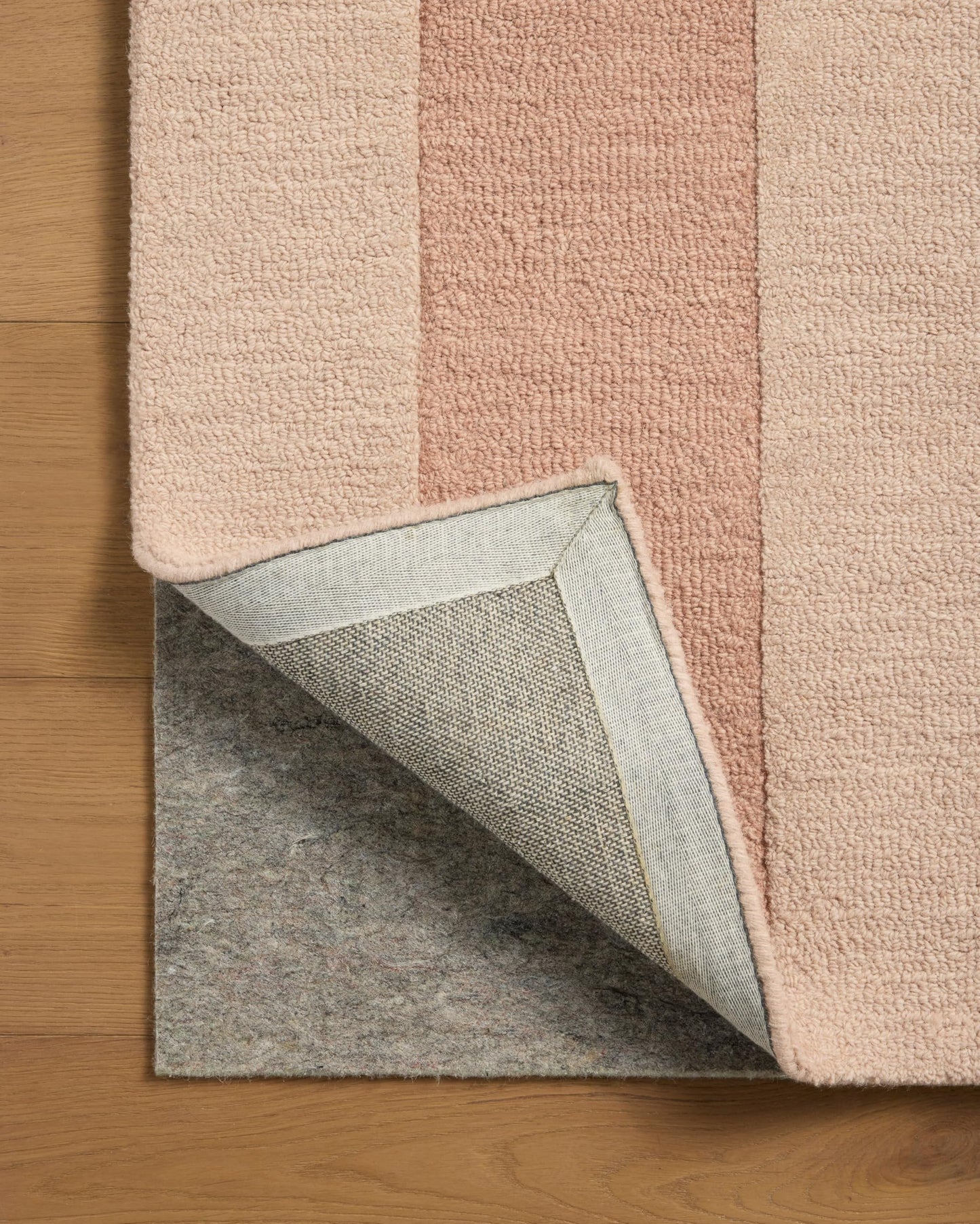 Loloi Leanne Ford Craven Collection CVN-01 Blush/Rose 5'-0" x 7'-6" Area Rug Geometrical, Patterned, Neutral, Living Room, Bedroom, Dining Room