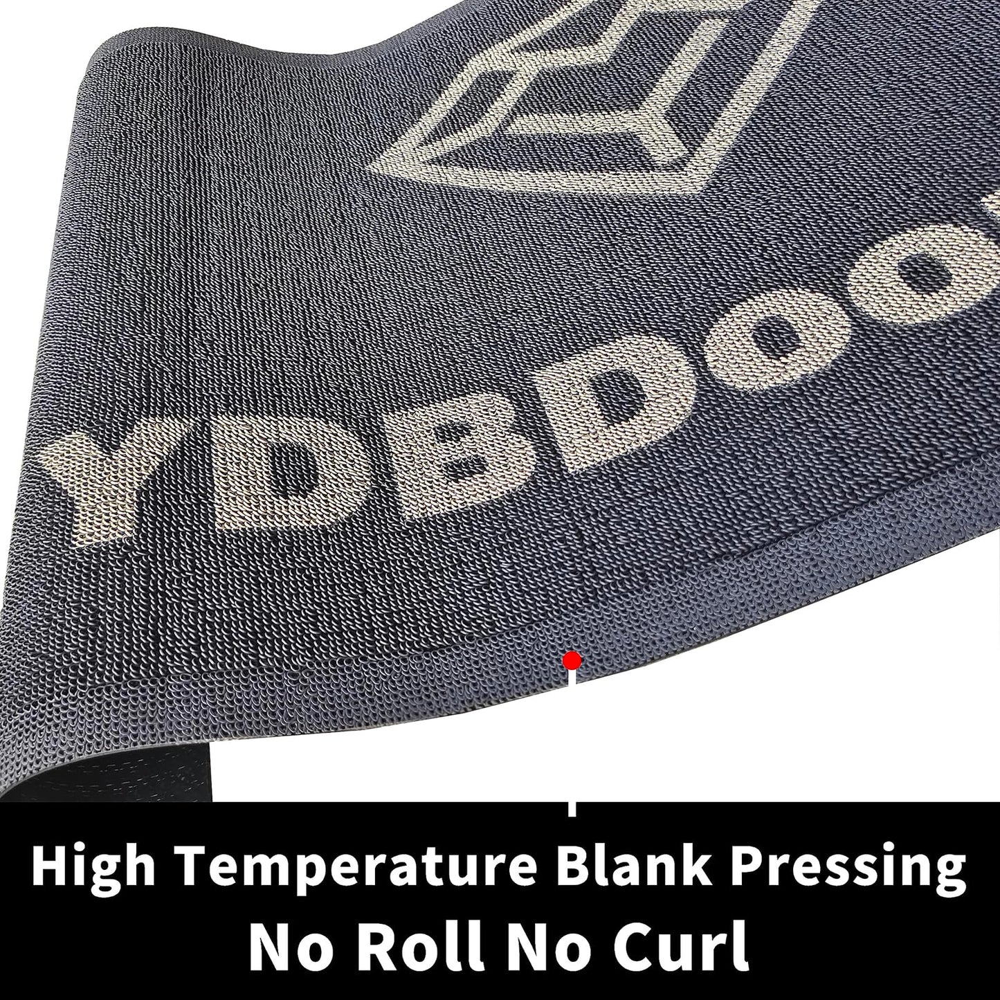 YDBDoormat Logo Floor Mat, Durable Outdoor Front Entry Rug