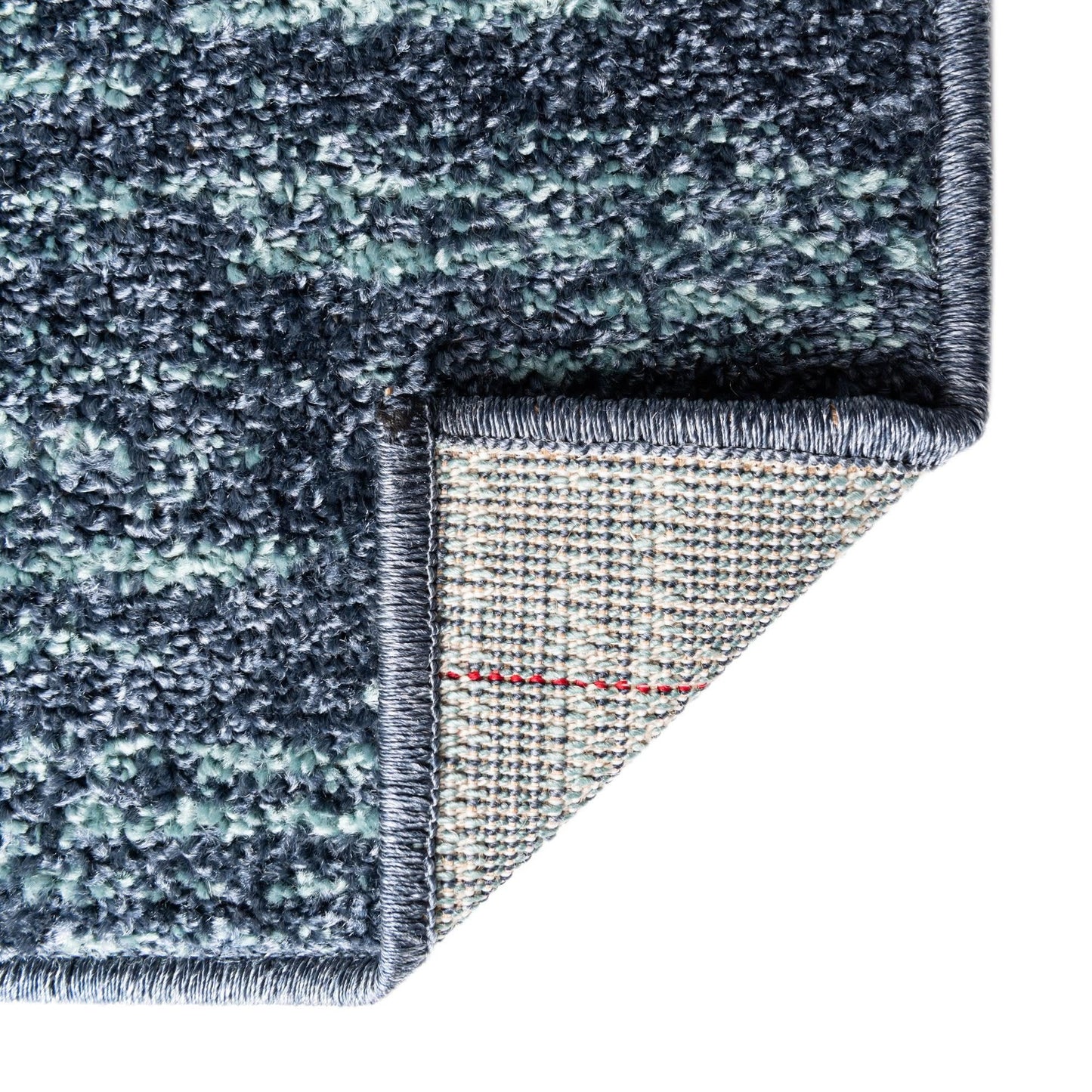 Unique Loom Autumn Collection Area Rug - Providence (2' x 3' 1" Rectangle, Blue Gray/ Light Brown)