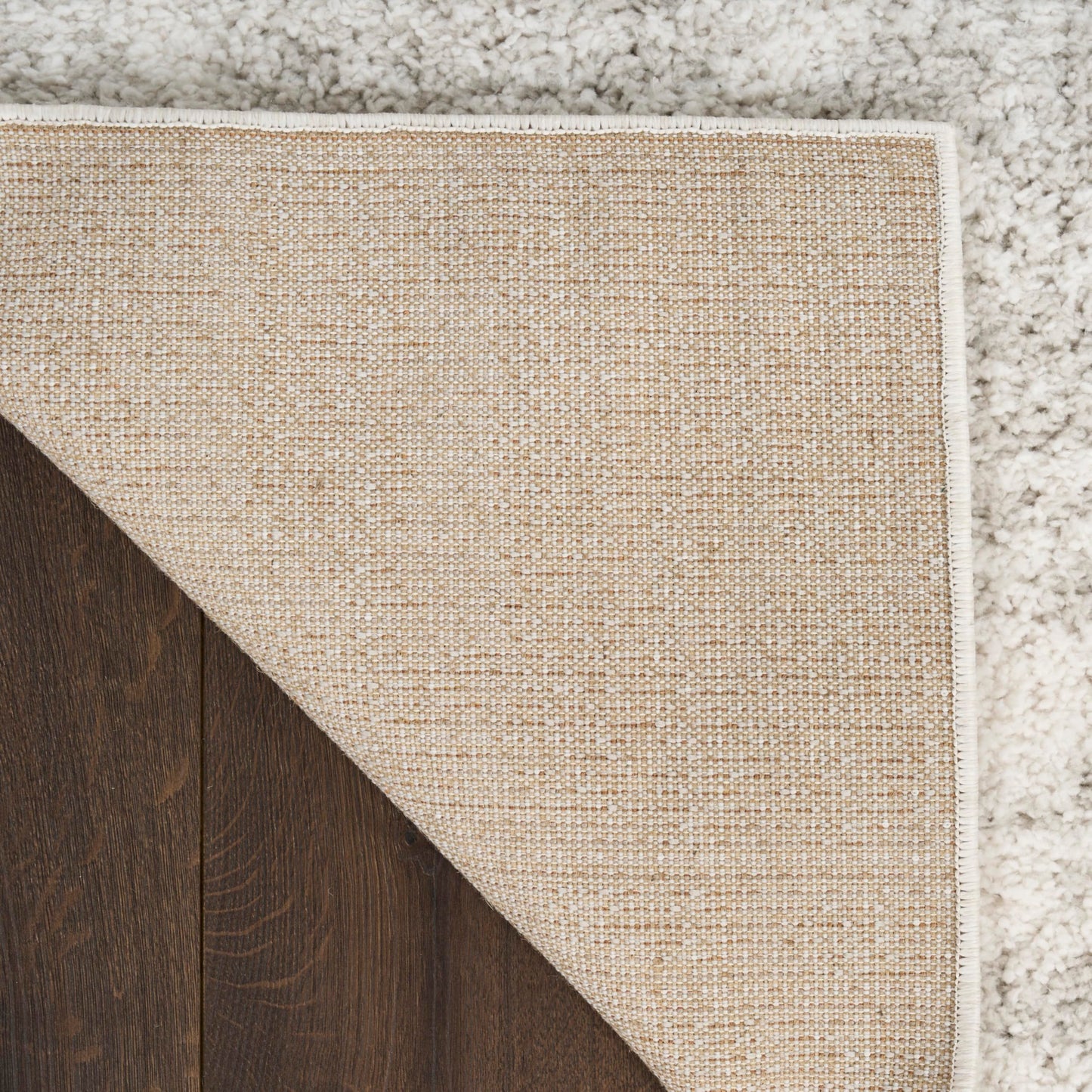 Nourison Home Modern Shag Ivory Grey 5'3" x 7' Area Rug - Easy Clean, Non Shedding, Bed Room, Living Room, Dining Room, Kitchen (5' x 7')