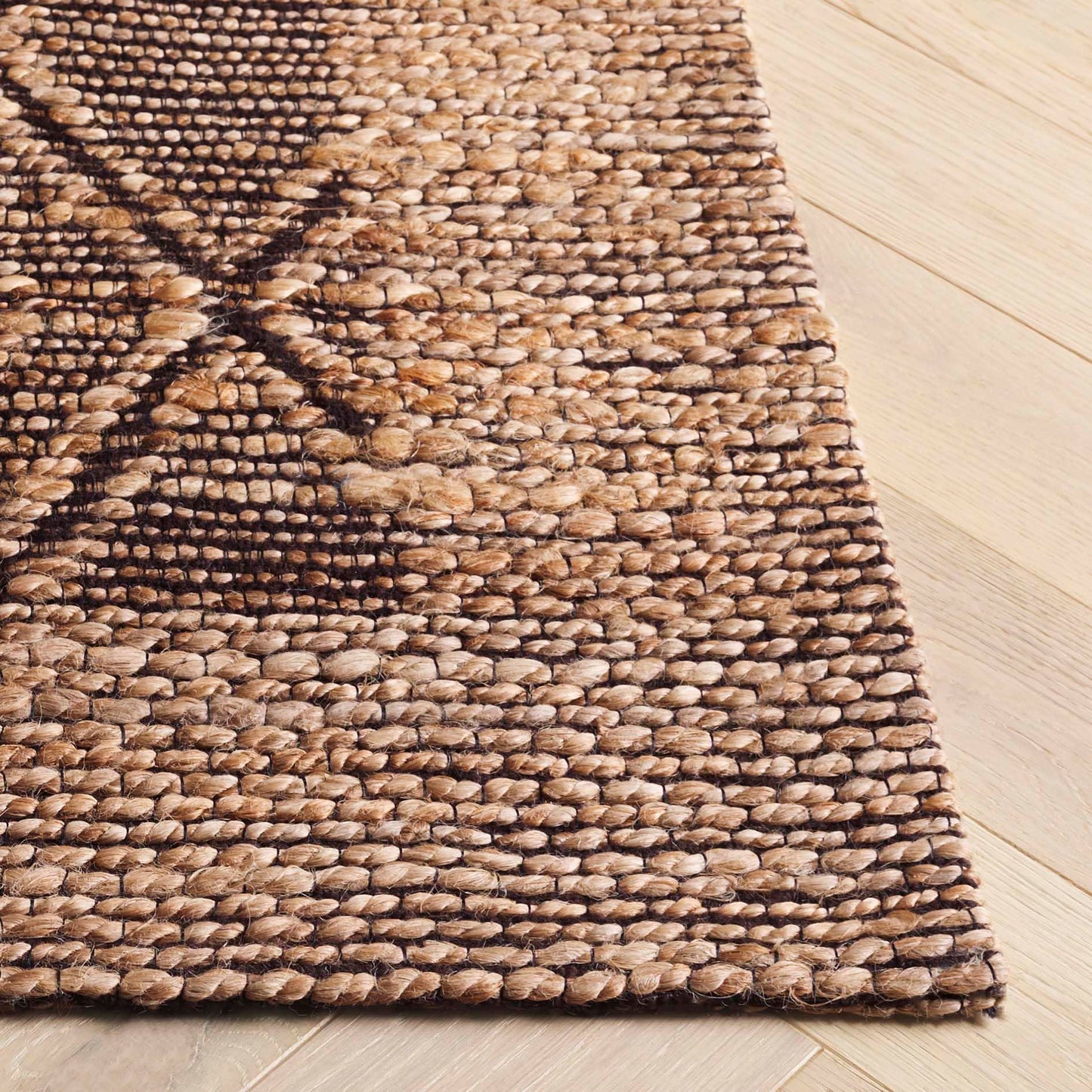 SAFAVIEH Natural Fiber Collection Accent Rug - 4' x 6', Natural & Brown, Handmade Hemp, Ideal for The Living Room, Dining, Bedroom (NF563A)