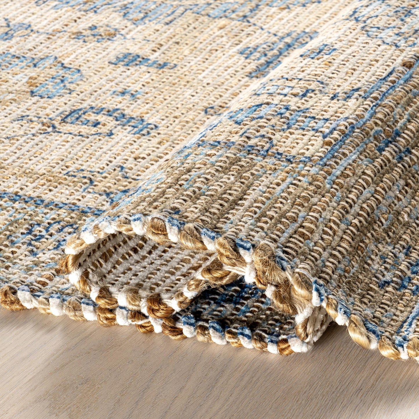 Rugs USA Marigold Vintage Tasseled Area Rug, 7'6" x 9'6", Sand