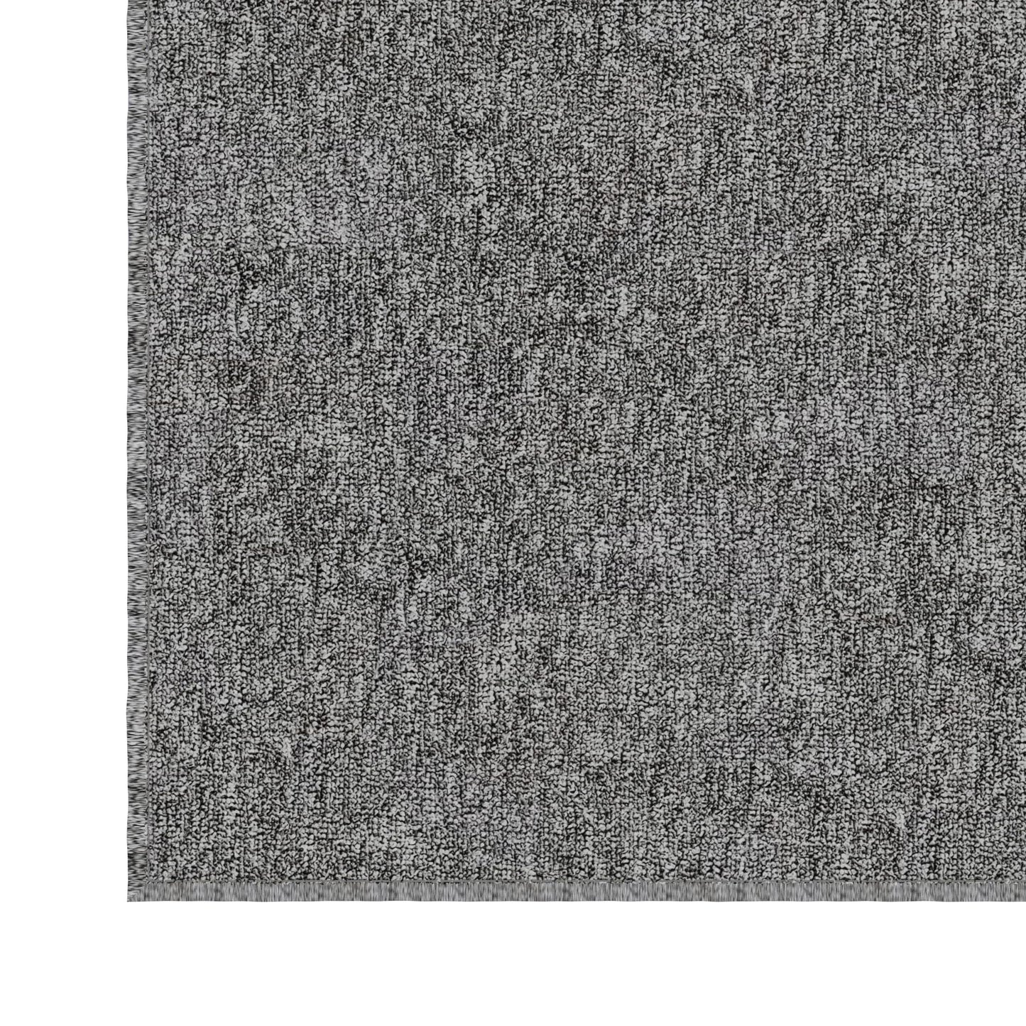 Ottomanson Door Mat Indoor Entryway Runner Rug – Non-Slip Durable Low-Pile Runner with Stain-Resistant Surface, 20" x 59", Gray