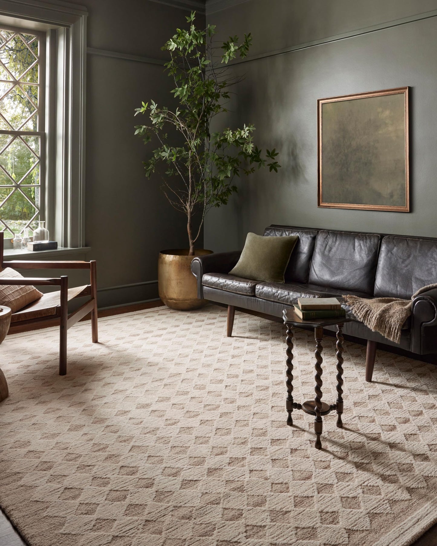 Loloi Magnolia Home by Joanna Gaines Rae Collection RAE-04 Natural/Ivory 5'-0" x 7'-6" Area Rug