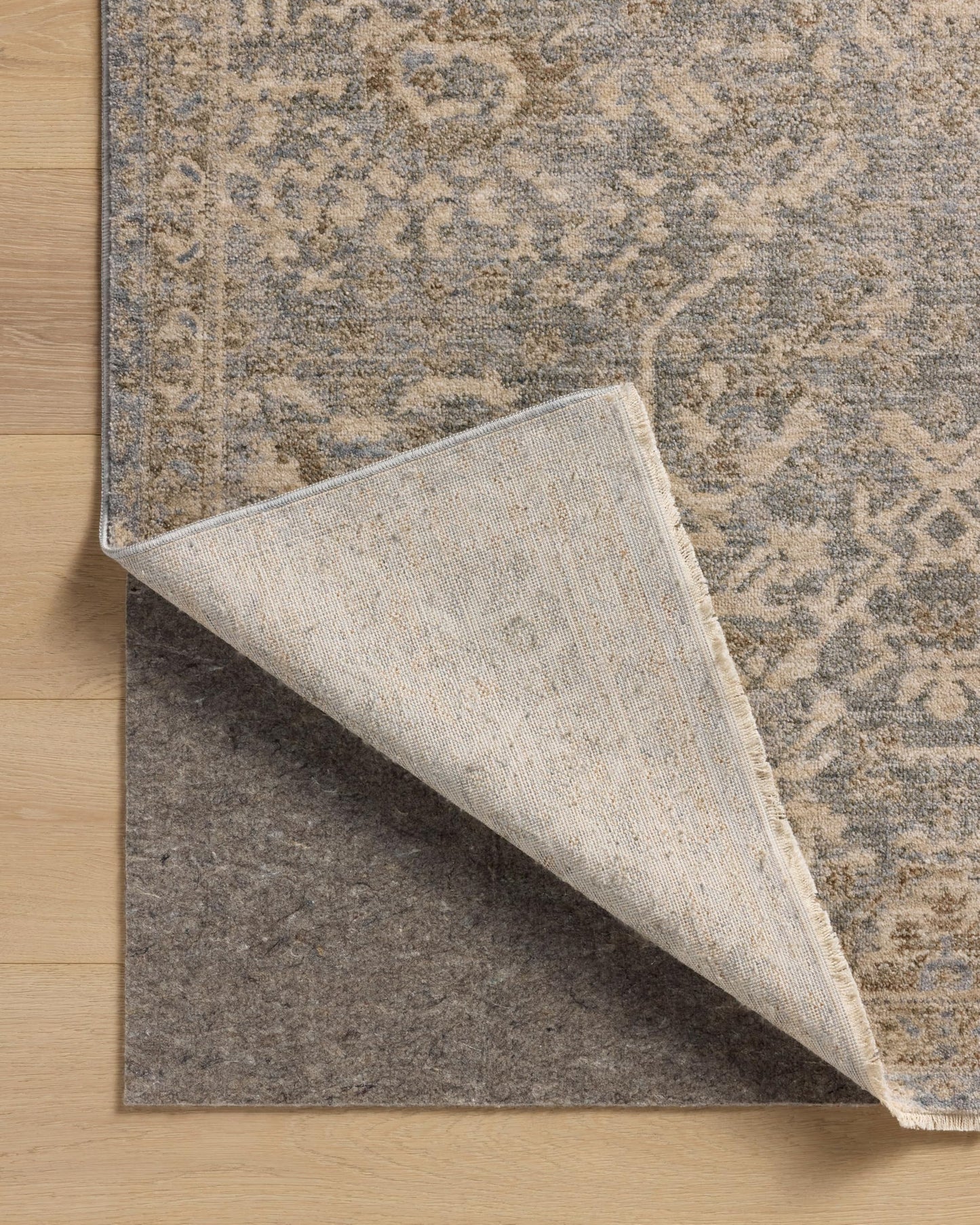 Loloi Magnolia Home by Joanna Gaines Junie Collection JUE-01 Blue/Natural 9'-6" x 13', .38" Pile Height, Area Rug