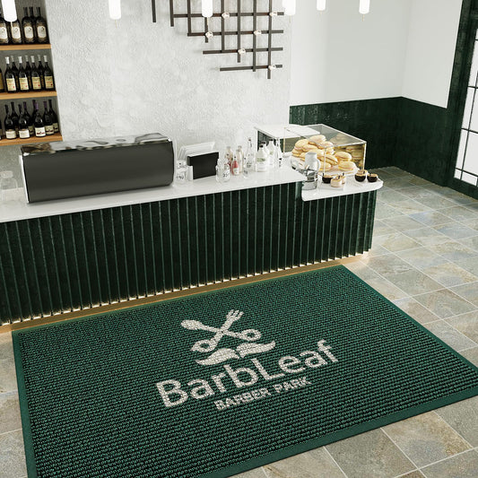 XDFKUUL Custom Door Mats Personalized Commercial Floor Mat with Any Logo Text Entryway Welcome Doormat Non-Slip Rugs for Business Indoor Outdoor