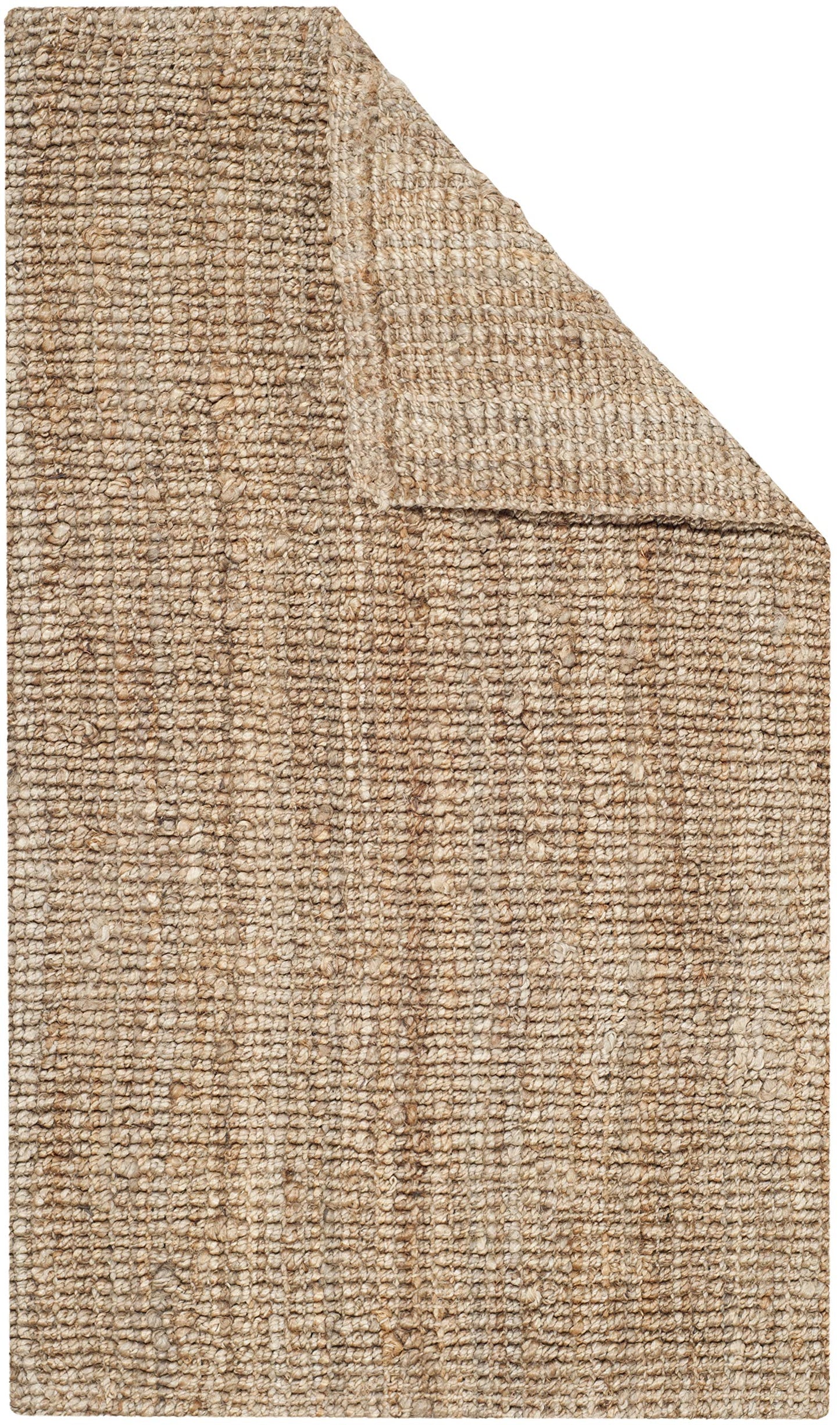 SAFAVIEH Natural Fiber Collection Runner Rug - 2' x 8', Natural Brown, Handmade Jute, Farmhouse Style, Chunky Textured Thick Pile (NF447A)