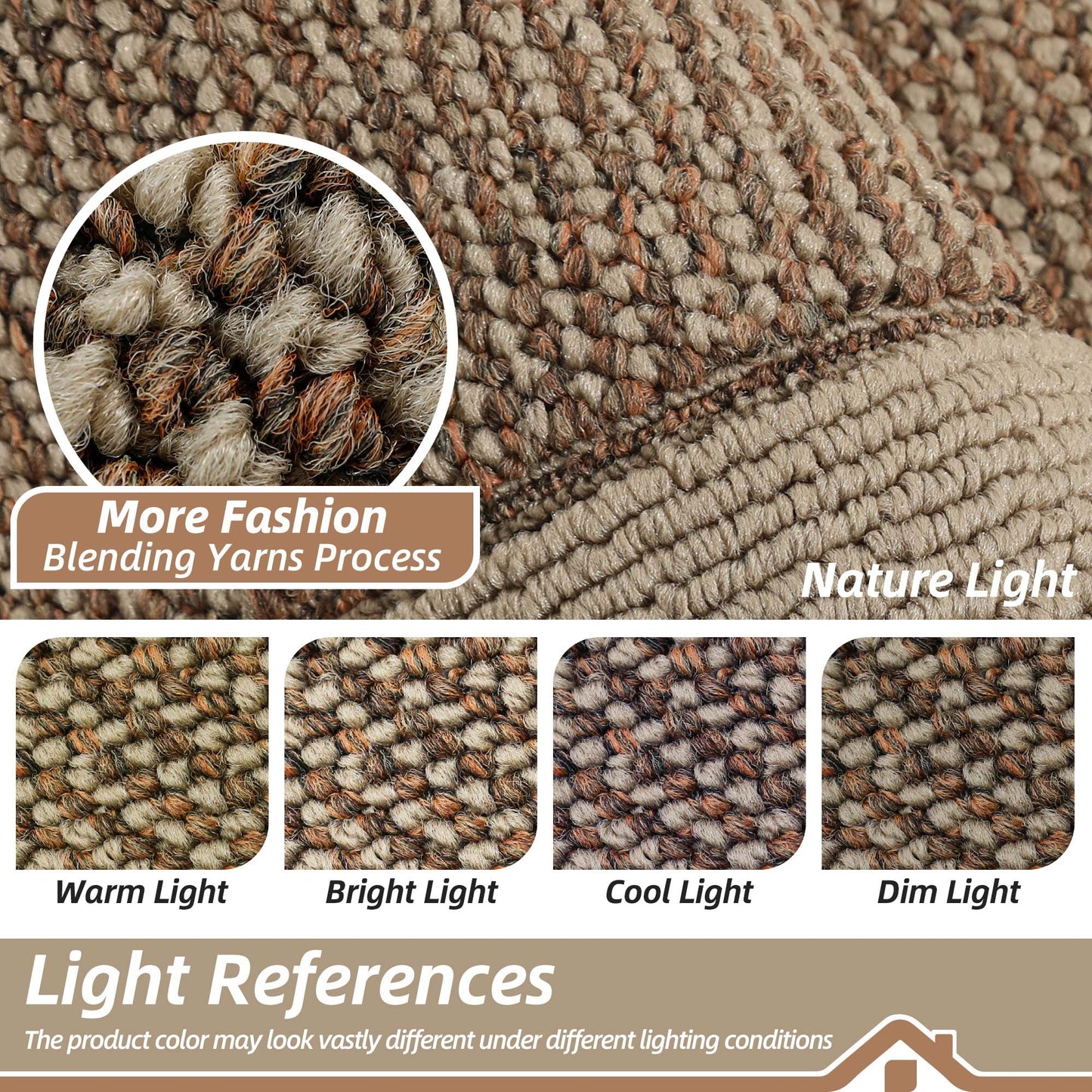 BEQHAUSE Kitchen Runner Rugs 24"x60", Kitchen Rugs Non-Slip Kitchen Mats for Floor, Absorbent and Stain Resistant Kitchen Mats, Machine Washable Rug for Kitchen, Hallway, Laundry & Sink, Taupe