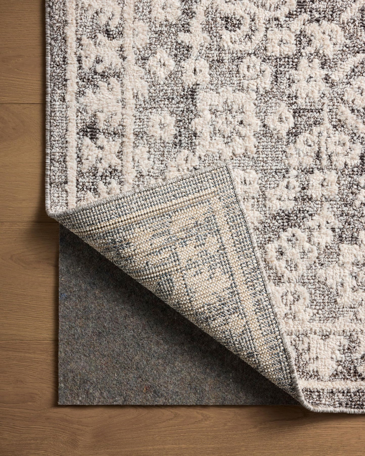 Loloi Magnolia Home by Joanna Gaines Gigi Collection GIG-01 Grey/Ivory 9'-2" x 13' Area Rug