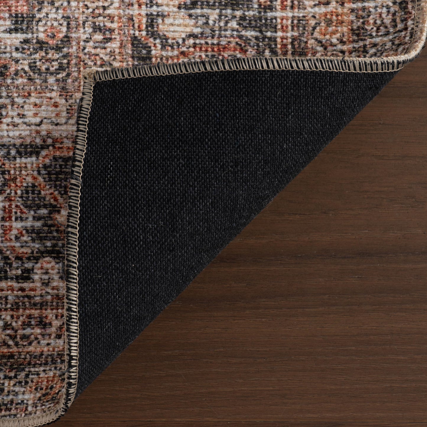 Nuloom Hillstone Collection ' Area Rug, Traditional Vintage Distressed Medallion, Thick and Soft, Durable Non-Shedding Low Pile Poly/Jute Blend, Easy to Clean, Living Room, Bedroom