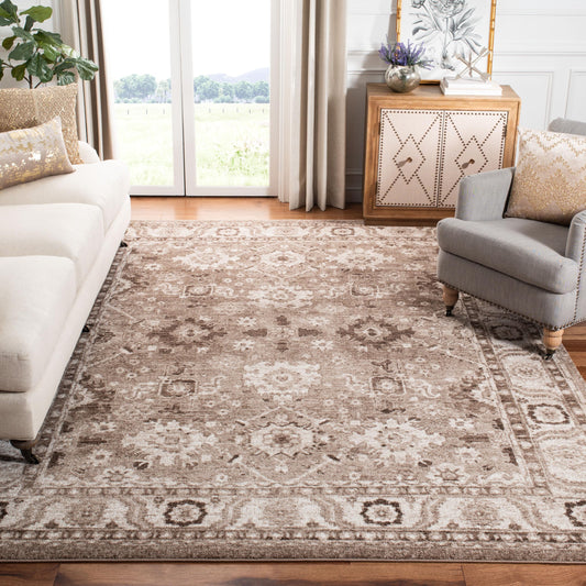 SAFAVIEH Area Rug 9x12 - Vintage Hamadan Collection - Large - Taupe, Traditional Persian Design, Non-Shedding & Easy to Clean, Ideal for Living Room, Bedroom, Dining Space (VTH214T)